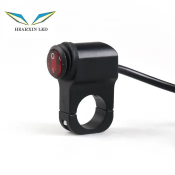 HearxinLED Motorcycle Aluminum Alloy Handlebar Headlight ON/OFF Button Light Switch
