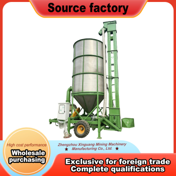 Movable grain drying machine