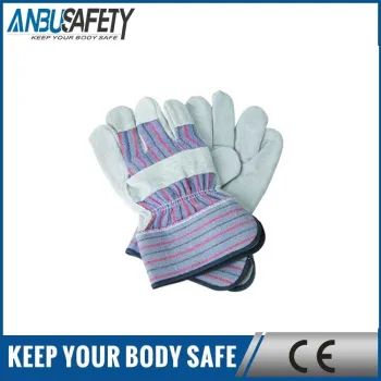 Mining Working PU palm coating xxl leather work gloves
