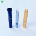 Clear Long Weed Pipe Glass Tube Large size 16mm Glass Pipe with silicon cap Supplier