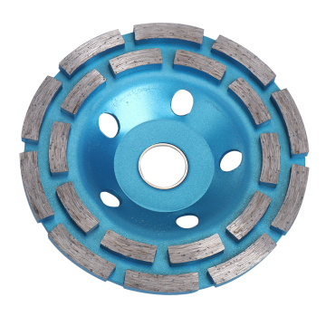 Good Price Diamond Cup Wheel: High-Efficiency Double Row Grinding Disc for Concrete with Angle Grinder