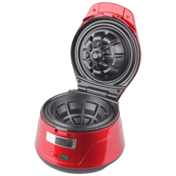 Electric Waffle Maker with Temperature Control: Single Bowl Model