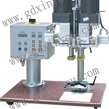 Semi-Automatic Lock Lid Machine for Cosmetic Sauce Laboratory Sealing