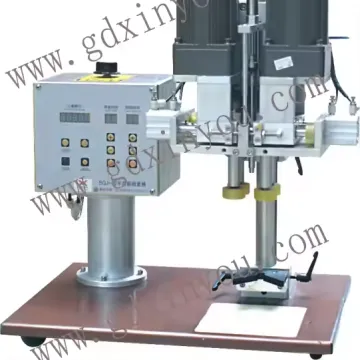 Semi-Automatic Lock Lid Machine for Cosmetic Sauce Laboratory Sealing