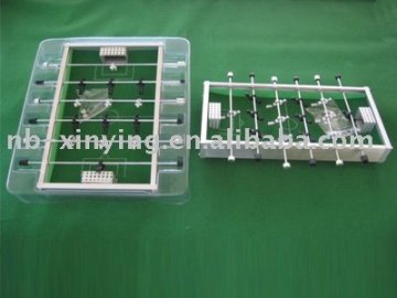 Gioco di calcio in mini tavolo in alluminio, mini tischkicker