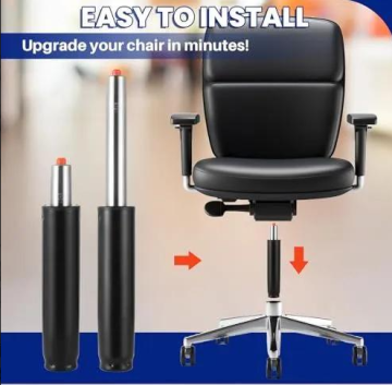 Smooth-Operation Lockable Gas Spring for Ergonomic Chairs