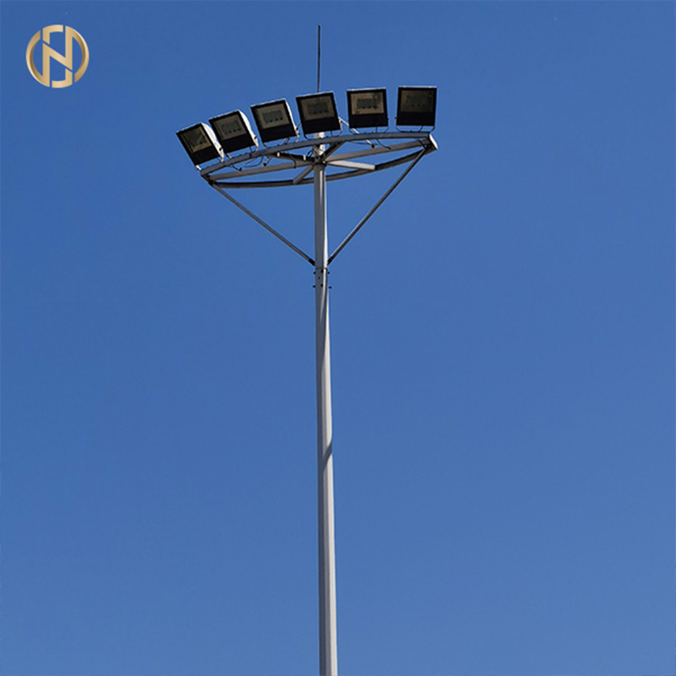 Lampu Mast 30 Meter Tinggi Kanggo Stadion