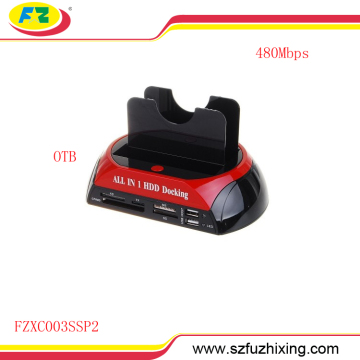 USB2.0 to 2.5/3.5 Dual SATA HDD Docking Station