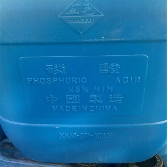 7664-38-2 Phosphoric Acid Industry Grade 85 Taiwan