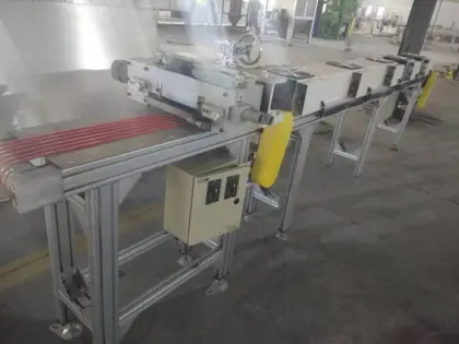 Steel back glue machine