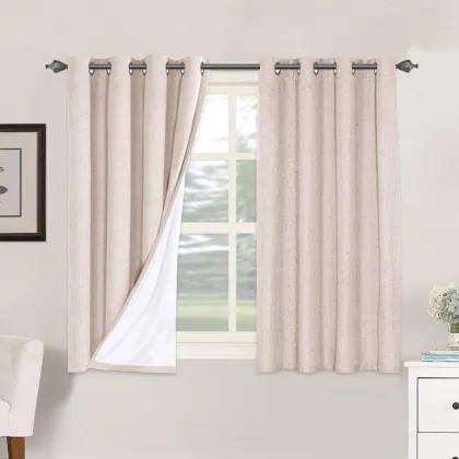 Blackout blinds Grommet Window curtains