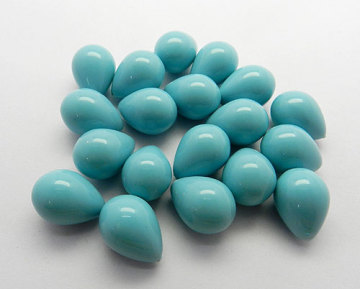 Light blue freshwater pearl drops Loose stone