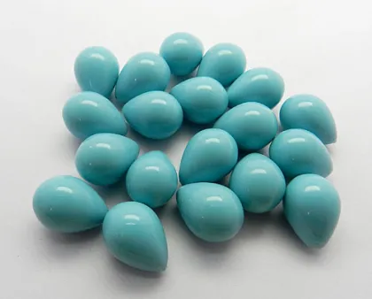 Light blue freshwater pearl drops Loose stone