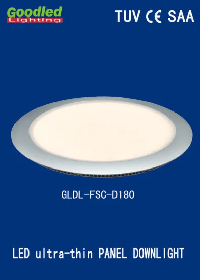 Dimmable 10w Round Led Flat Panel Ceiling Lights Downlight For Hotel, Natural White