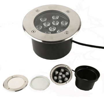 High Brightness Black IP67 Warm White Outdoor LED Deck Garden Inground Lamp