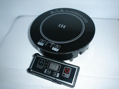 Touch Smart Small Electric Stove Mini Cooking Hot Pot with Iron Bottom