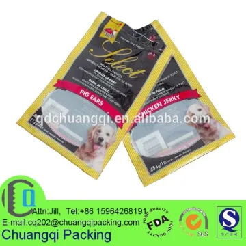 pig ear flavor dog treats plastic packing bag