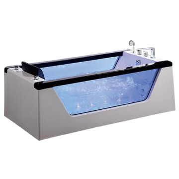 Bañera de acrílico de 1700 mm con luz LED