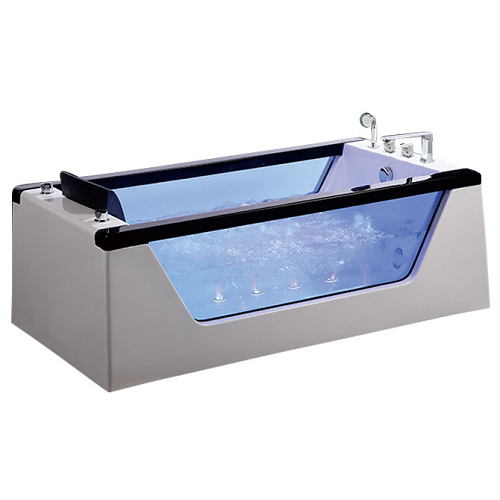 Bañera de acrílico de 1700 mm con luz LED