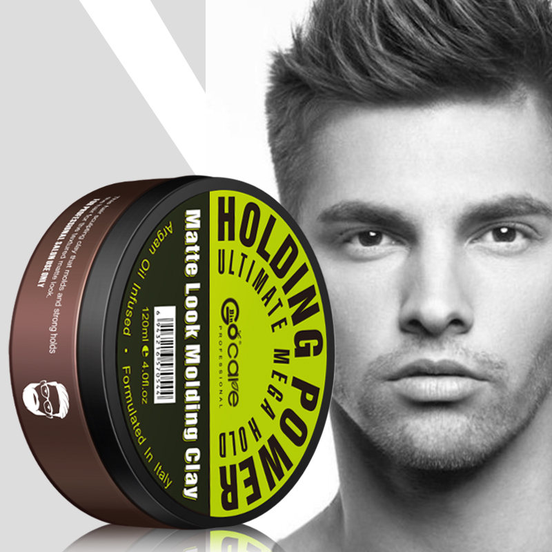 High Quality Organic Strong Hold Matte Styling Effect Long Lasting Hair Clay For Man
