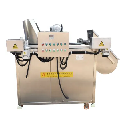 Crispy Chicken Frying Machine: Automatic Discharging Frying Chicken Wing Machine