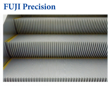 FUJI-SG Escalator silver gray steps