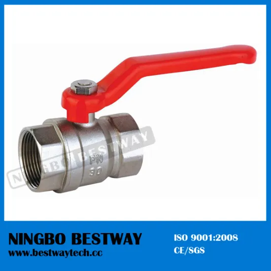 CW617N Hot Forged Brass Ball Valve with drawn steel handle