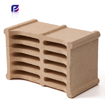 High Refractoriness Fire Clay Checker Brick for Cement Rotary Kiln (K32, SK33, SK34)
