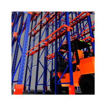 Adjustable Heavy Duty Stainless Steel Pallet Rack for Drive-In Storage Shelves