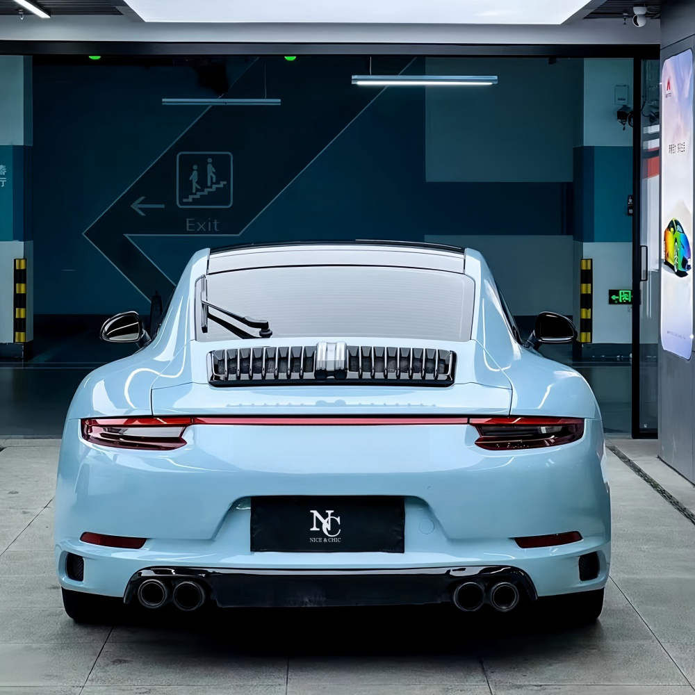 Ocean Blue Auto Wrap