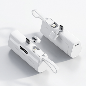 2-in-1 Fast Charging Power Bank สำหรับ iPhone, Samsung และ Huawei