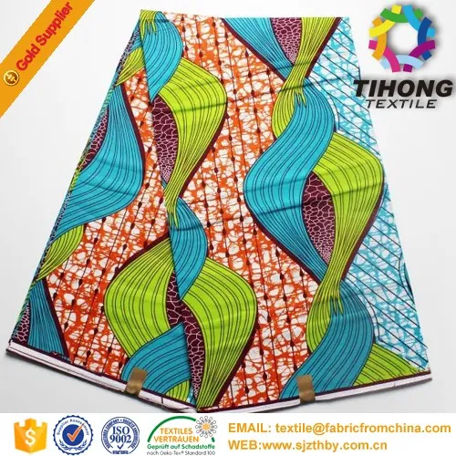 2016 wholesale cotton fabric for textile printed african fabric