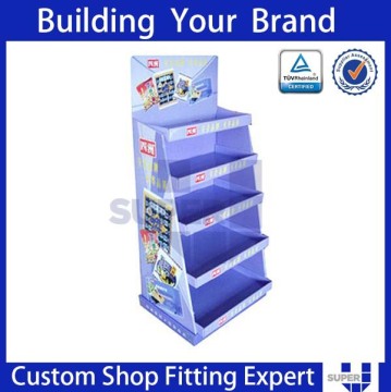 pratical backdrop supermarket floor display stand for umbrella