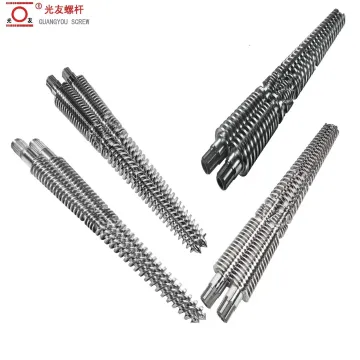 Mataas na kahusayan 1.8519 conical twin screw at bariles