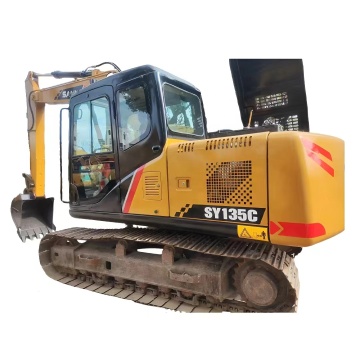 중국에서 판매용 Sany Sy135C 13.5ton 유압 파기 사용