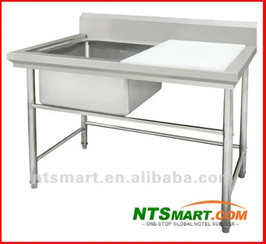 Kitchen Stainless Steel Sink Wash Table