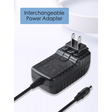 Power Supply 12V 3A with Interchangeable Plug Adapters