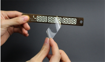 Temporary Parking Card To Stop Car