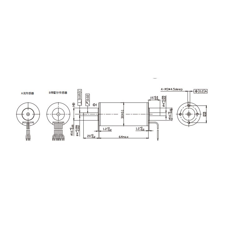 30 Coreless DC Motor