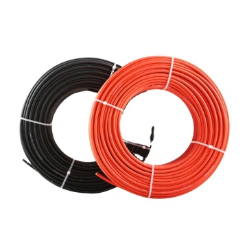 Pntech XLPO Solar Cable 4mm 6mm 10mm Red Black Oxidation Resistance PV1-F 1x1.5mm2 DC Solar PV Cable