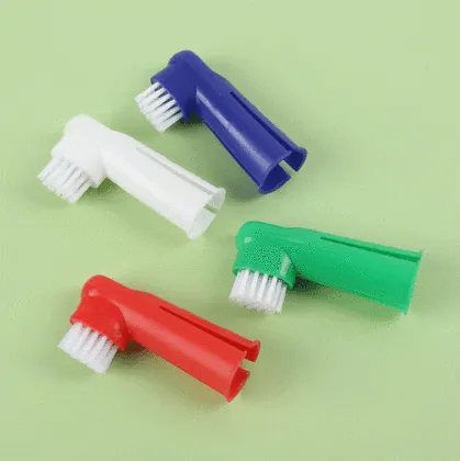 Eco-Friendly Pet Finger Toothbrush for Daily Care
