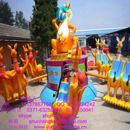 rotating happy kangaroo