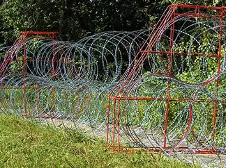 Mobile security barrier prism