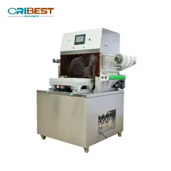 Automatic Food Packing Machine for Trays: Sugar, Meat, Mushroom, and Chicken