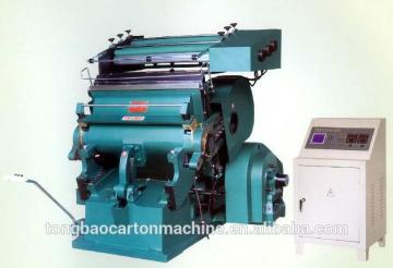 Semi-auto platen die cutting and creasing machine