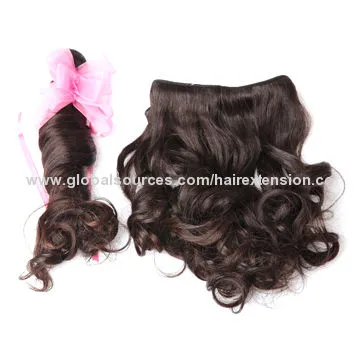 Loose wave hair weft