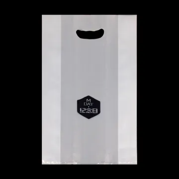 Punch Hole Shopping Plastic Die Cut Bag
