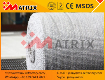 Fuel line insulation fireplace seal ceramic fiber clothing