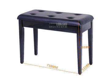 B-111 double Piano Stool,piano seat, ,keyboard seat (with box)