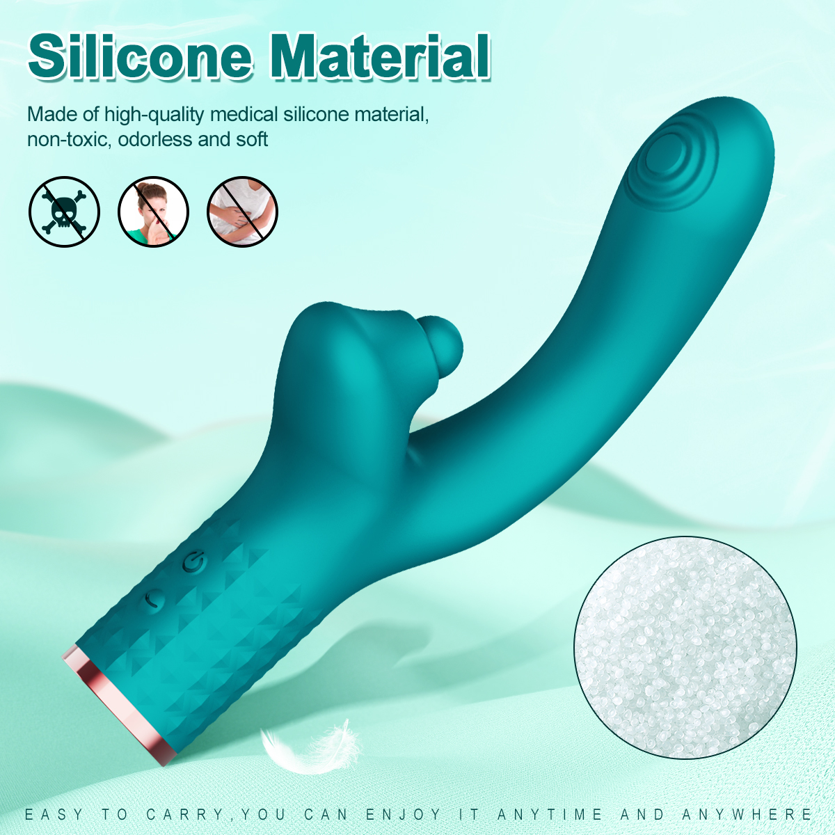 Multi-Mode Vibrating Wand with Internal and External Use